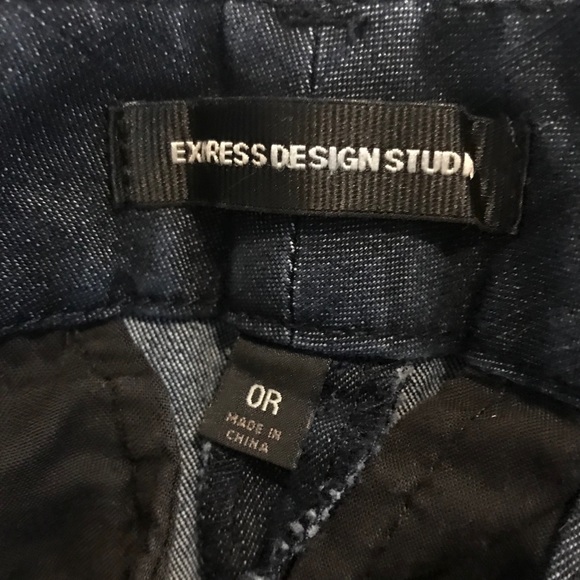 Express Editor Denim Trouser Pants - Picture 5 of 9